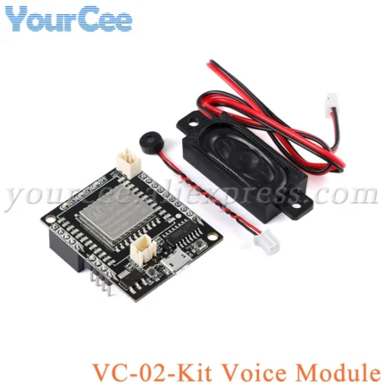 2pcs/1pc VC-02 VC-01 AI Intelligent Network-free Pure Offline Voice Development Board VC02 2MB Recognition English Sound Control