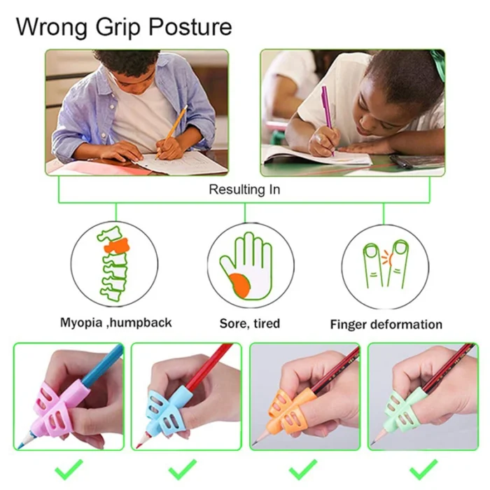 2Pcs/Set Montessori Toys Kids Educational Toys For Children Early Learning Baby Hold Pencil Corrector Montessori Education Toys - Image 6