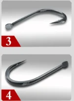 50PCS Small Fishing Hooks High Carbon Steel Freshwater Size 1 - 13 Barbed Carp Hooks - Image 6