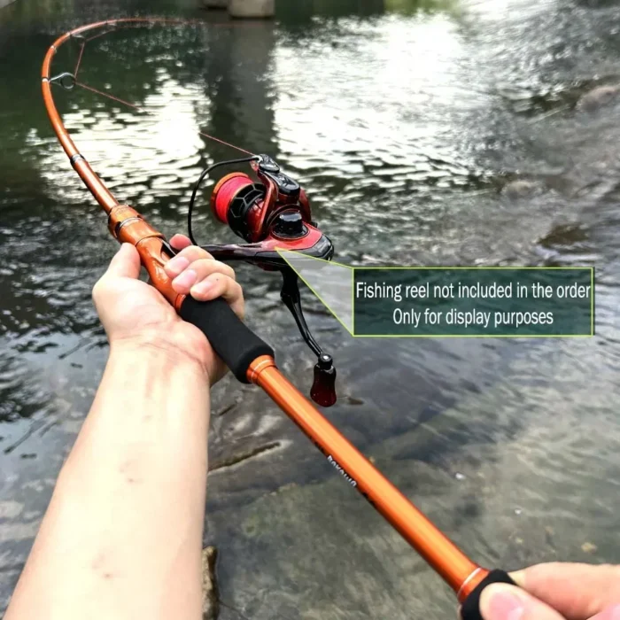 BAKAWA Casting Spinning Fishing Rods 1.8M 2.1M 4 Section UltraLight Travel Portable Lure Feeder Pole Pesca EVA Handle Tackle - Image 6