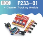 F233-01 Four-way infrared tracing / 4 channel tracking module / transmission line / obstacle avoidance / car / robot sensors