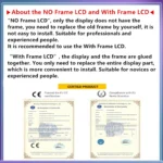 AMOLED Screen For Samsung Galaxy A54 5G LCD A546 Display Touch Screen Assembly For Samsung A54 A546V A546B A546U LCD With Frame - Image 6