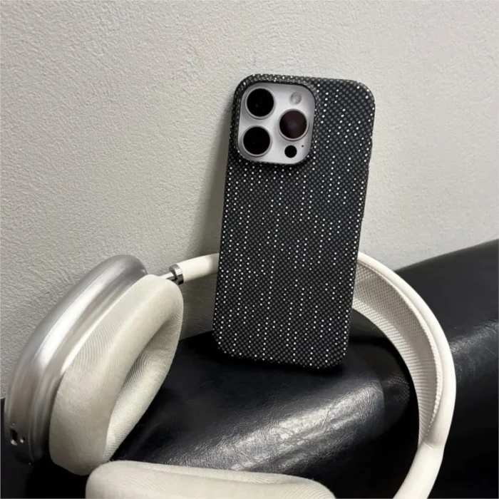 Luxury Splicing Color Carbon Fiber Business Plastic Case For iPhone 16 15 14 Plus 13 12 Pro Max 11 Cool Armor Shockproof Cover - Image 4