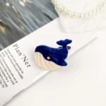 Lobster Cartoon Small Hair Claw Clip Whale Sea Horse Ocean Series Hairpin Hair Accessories Acetate Barrette Girls - Image 2