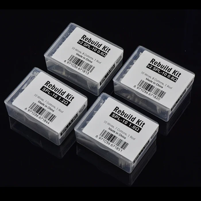 1 Set DIY Rebuild Kit V2 Spl-10 0.6/0.8ohm Spl-10 1.0/1.2ohm Mesh Coil Resistance Replacement Accessories Tool - Image 6