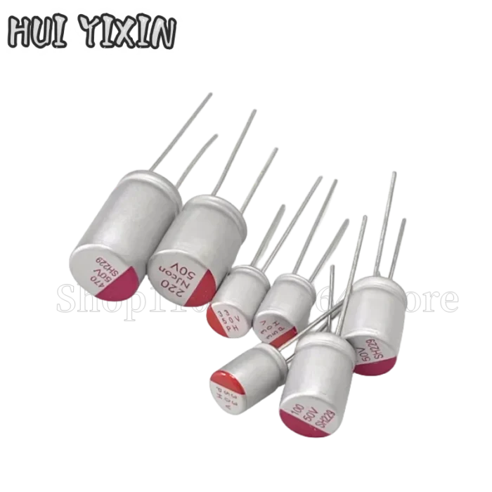 Polymer Solid Capacitor 6.3V 10V 16V 25V 35V 50V 100V 4.7uF 10uF 22uF 33uF 47uF 68uF 100uF 220uF 270uF 330uF 470uF 1500uF 2200uF - Image 1