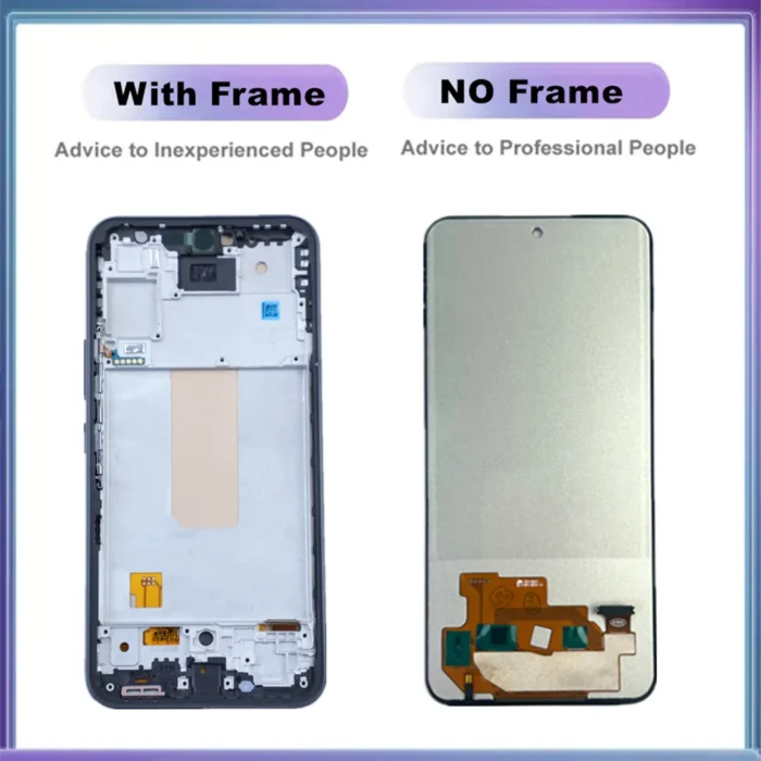 AMOLED Screen For Samsung Galaxy A54 5G LCD A546 Display Touch Screen Assembly For Samsung A54 A546V A546B A546U LCD With Frame - Image 4