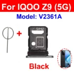 For Vivo IQOO Z9 Z9 Turbo Z9X 5G SIM Card Tray Holder Sim Card Slot Socket Replacement - Image 3