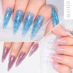 MEET ACROSS 20ml Extension Nail Gel Polish Glitter Vernis Semis Permanent UV Gel For Manicure Nail Art Prolong Construction Gel - Image 4
