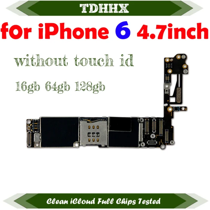 for iPhone 6 (4.7inch) Motherboard with Touch ID Fingerprint iOS 4G Lte 16 / 32 / 64 / 128GB Mainboard Working Logic Board TEST - Image 4