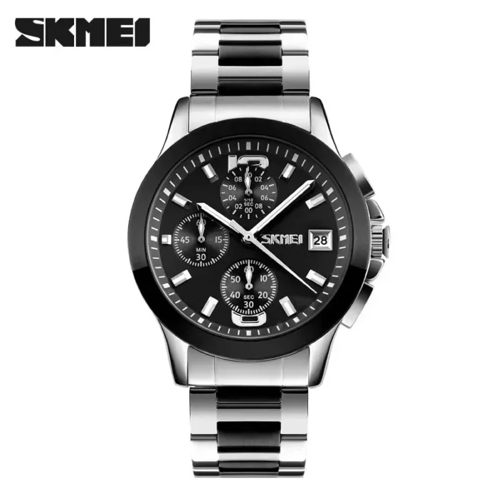 SKMEI 9126 Relogio Masculino Business Mens Watches Top Brand Luxury Watch Men 3Bar Waterproof Casual Quartz Wristwatches - Image 1