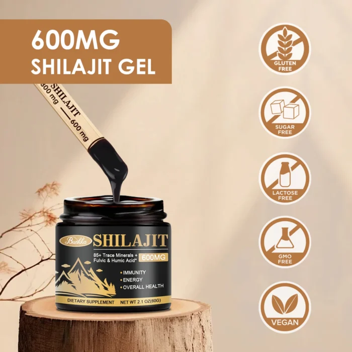 Shilajit Pure 100% Himalaya Original Himalayan Resin Brain Skin Beauty Health Hormone Balance 85+ Trace Minerals & Fulvic Acid - Image 2