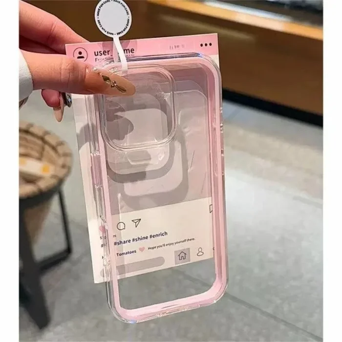 For Redmi Note 14 13 11 Pro Plus 12 Turbo Pro 11S Pro+ 5G 4G Phone Case Simple Solid Color Border Couple Candy Color Soft Cover - Image 1