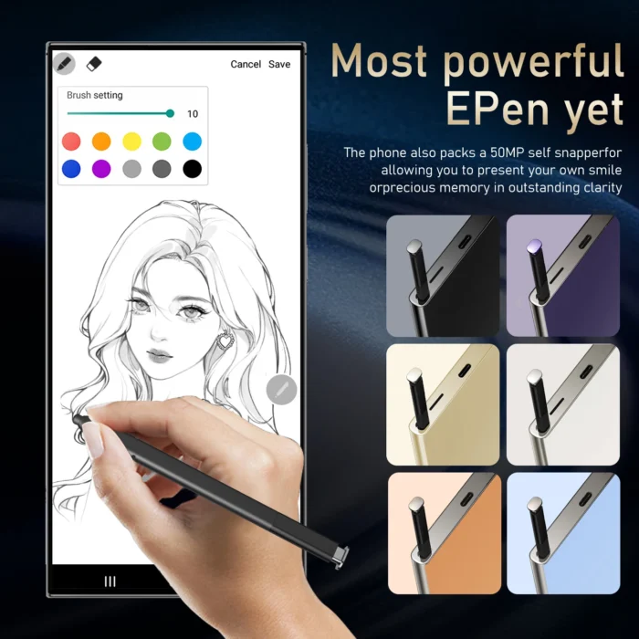 HOT 2025 new S25 Ultra original intelligent 5G dual card dual standby Android 14 system global version phones 8000mAh battery - Image 5