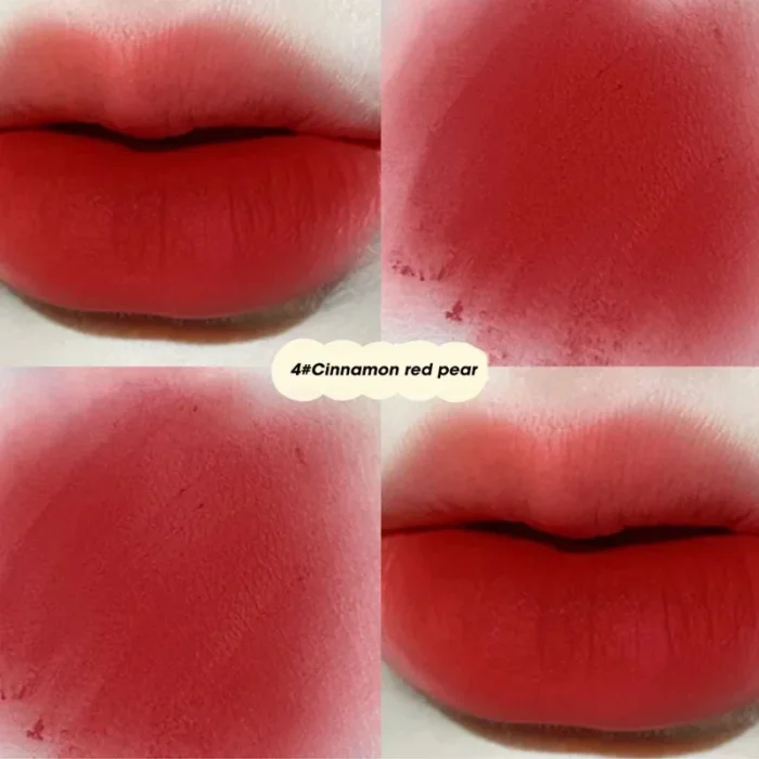 5/6pcs Cute Matte Lip Gloss Set Waterproof Long Lasting Nude Red Sexy Velvet Liquid Lipstick Non Sticky Cup Lips Makeup Cosmetic - Image 3