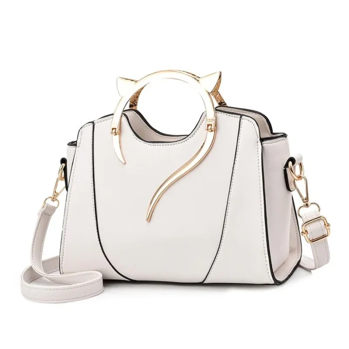 Fashion Leather Shoulder Bag Chain Purse for Women Small Purse Crossbody Bags Women Trendy Underarm Bag Square Satchel Handbag - Image 1