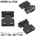 LccKaa VGA to HDMI-compatible Adapter Converter 1080P HDMI to VGA Adapter For PC Laptop to HDTV Projector Video Audio Converter - Image 5