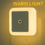 LED Night Light Mini Light Sensor Control 110-240V EU US UK Plug Nightlight Lamp For Children Kids Living Room Bedroom Lighting - Image 2