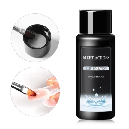 1/3pcs 2-in-1 Gel Nail Acrylic Slip Solution Cleanser for Flawless Nail Extensions UV Gel Polish Nail Art Manicure Design Tools
