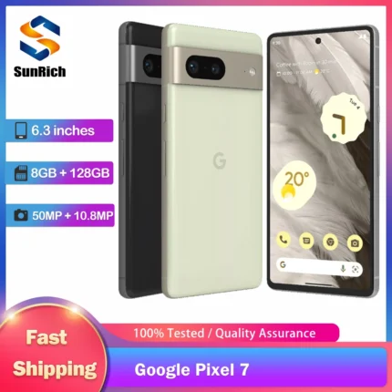 Google Pixel 7 5G 6,3 "8GB RAM 128/256GB ROM NFC Octa Core Google Tensor G2 Original desbloqueado Android pixel 7 teléfono móvil