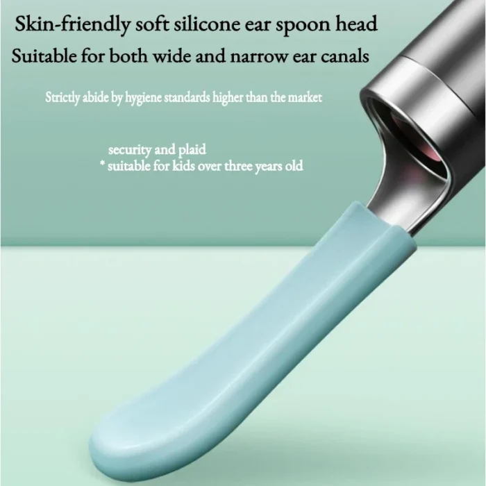 Wireless Visual Ear Endoscope Camera Ear Cleaning Tools Spoon Safe Silicone Earpick 5MP Camera Ear Wax Remover Luminous Otoscope - Image 6