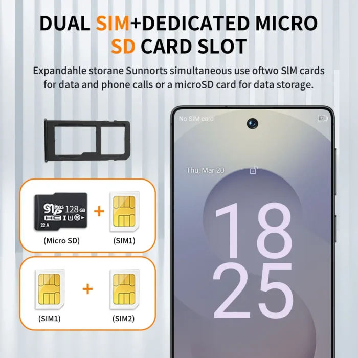 HOT 2025 new S25 Ultra original intelligent 5G dual card dual standby Android 14 system global version phones 8000mAh battery - Image 5