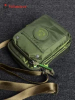 Volunteer Crossbody Bags for Men Fashion Waterproof Phone Oxford Cloth Casual Small Messenger Men's Shoulder Sling Bag 1652-11