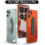 GKK Original Case For Nothing CMF Phone 2 Pro Case 2 in 1 Colour Clash Liquid Silicone Wrist Plastic Cover For CMF Phone 2Pro