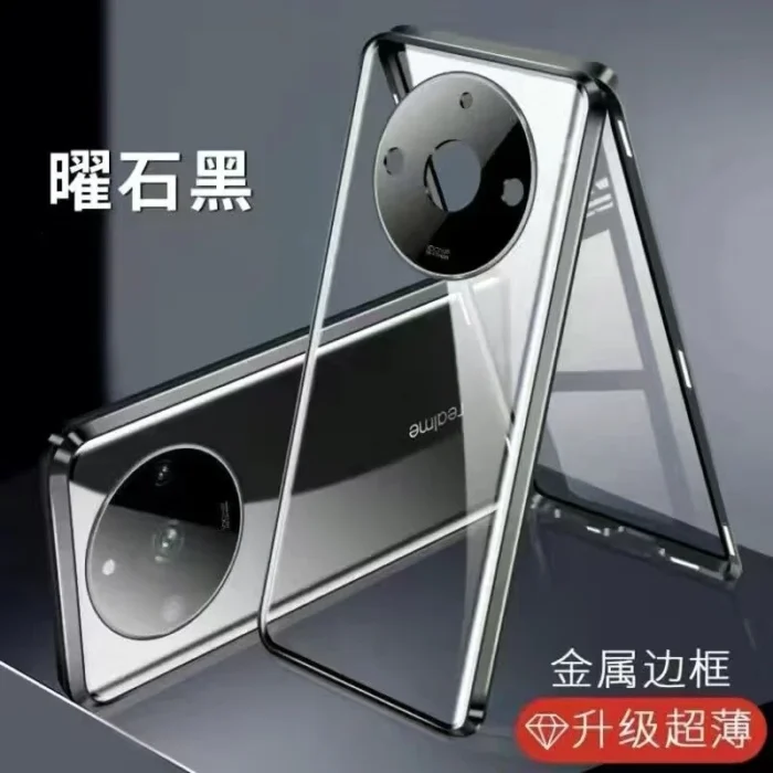 360 Full Case For Realme 11 Pro Plus Case Double Sided Magnetic Adsorption Tempering Glass Protection Cover For Realme 11Pro 5G - Image 3