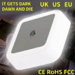 LED Night Light Mini Light Sensor Control 110-240V EU US UK Plug Nightlight Lamp For Children Kids Living Room Bedroom Lighting - Image 3