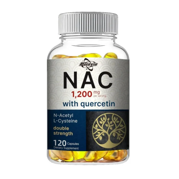 Nac Supplement 1200mg Per Serving || 240 Capsules, N-acetyl Cysteine With Quercetin || Double Strength - Support For Immune, Liv - Image 6