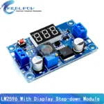 LM2596 DC DC Step Down Converter Voltage Regulator LED Display Voltmeter 4.0~40 to 1.3-37V Buck Adapter Adjustable Power Supply