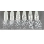 1 Bottle Champagne Silver Gold Mixed Series Nails Art Glitter Sequins DIY Sparkly Dust Pigment Nail Sequin Paillette Flakes Tips - Image 2