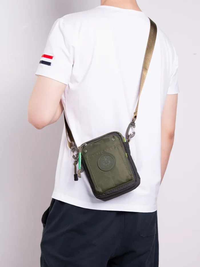 Volunteer Crossbody Bags for Men Fashion Waterproof Phone Oxford Cloth Casual Small Messenger Men's Shoulder Sling Bag 1652-11 - Image 5