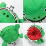 1PCS Frog Wallet Anime Cartoon Wallet Coin Purse Plush Wallet Cute Purse Coin Cosplay Anime Props Accessories - Image 2