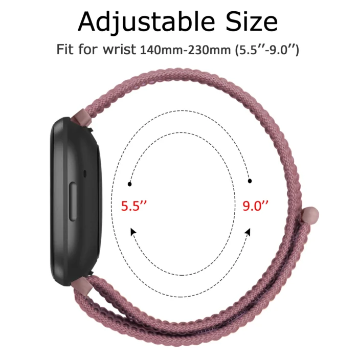 Nylon Watch Band For Fitbit Versa 3/Versa 4/Sense/Sense 2 Strap Sport Bracelet Wristband replacment For Fitbit Sense Smart watch - Image 2
