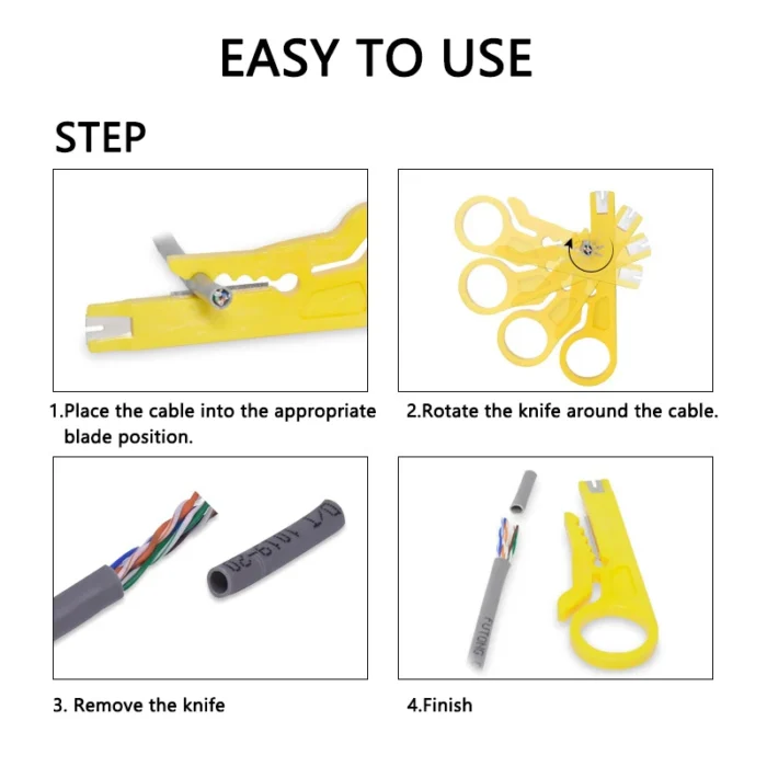 1PC Wire Stripper Knife Crimper Pliers Crimping Tool Cable Stripping Wire Cutter Multi Tools Cut Line Multifunctional Hand Tools - Image 4