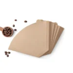 100 Pcs U Shaped Cone Coffee Filter Paper Disposable with Handle Coffee Maker Paper 1-6 Cups Unbleached Coffee Dripper Travel - Image 4