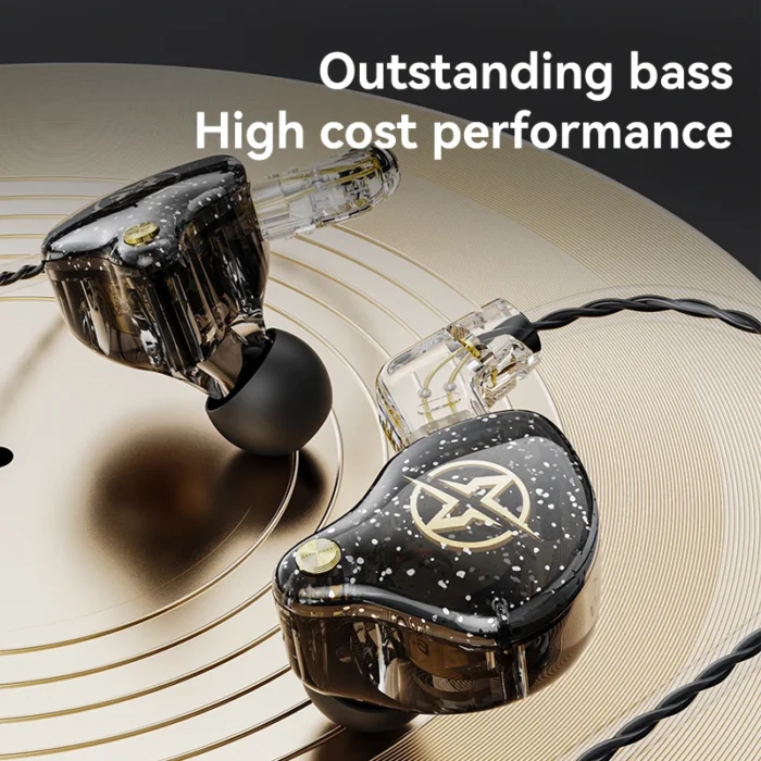 X2 Pro 3.5mm Detachable Wired Headphones Double Dynamic HiFi Earphone Bass Headset Stereo Musician Monitor Earbuds Sport Running - Image 3