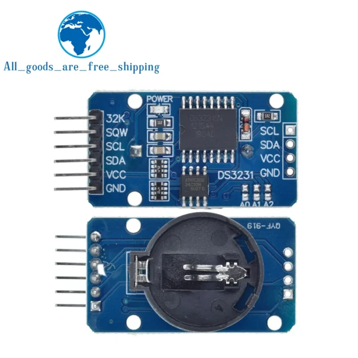 1/3PCS DS3231 AT24C32 IIC Module Precision Clock Module DS3231SN Memory Module Real Time Module 3.3V 5V For Raspberry PI - Image 3