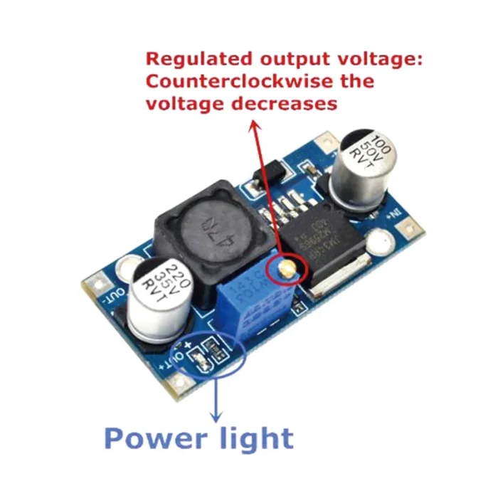 DIP 1PCS DC-DC Buck Converter Step Down Module LM2596 Power Supply Output 1.25V-30V - Image 2