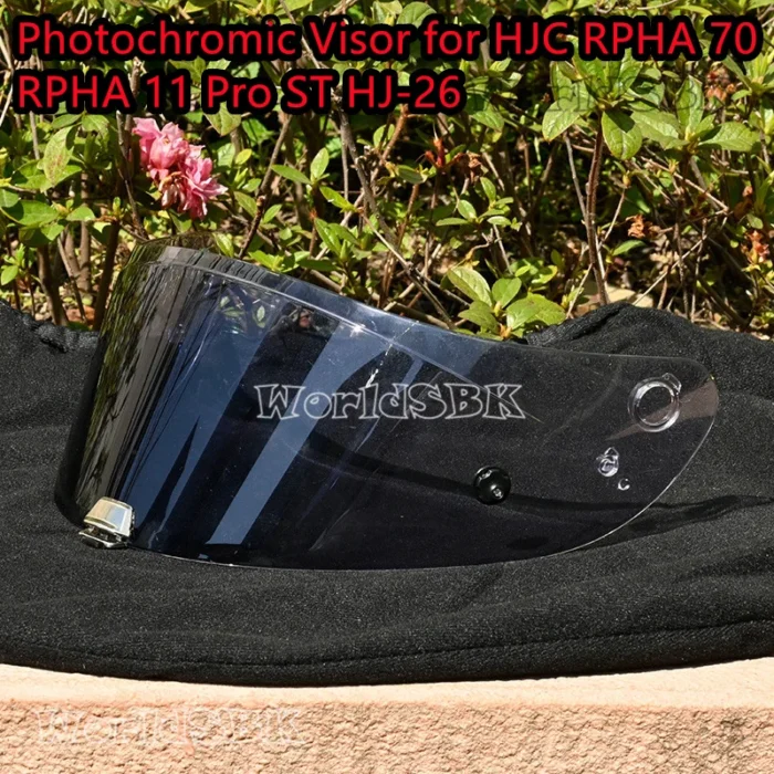 Photochromic Visor for HJC RPHA 11 PRO RPHA 70 ST HJ-26 Helmet Shield Uv Cut Casco Moto Face Shield Visera Windshield - Image 4