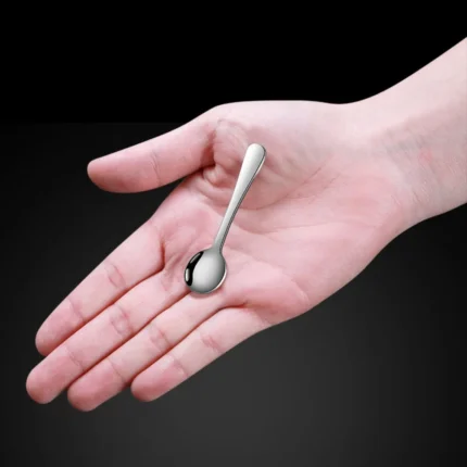 5pcs Quality Stainless Steel Mini Spoon Rust Prevention Ice Cream Coffee Tea Spoons Salt Spoon Kitchen
