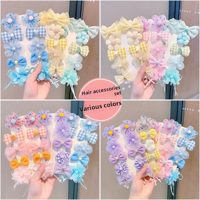 Princess Super Fairy Bow Hairpin, Flower Hairpin, Children's Hair Accessory, Baby Bangs Clip - Image 3