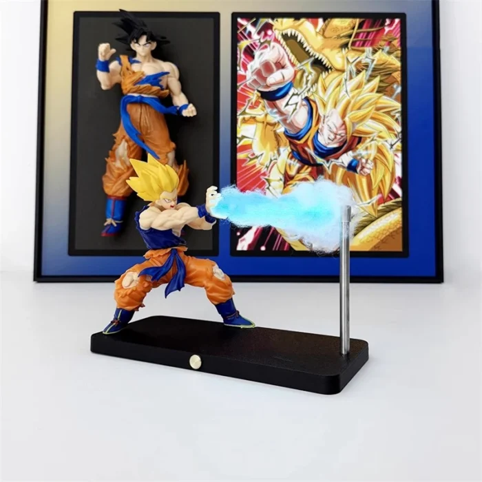 DRAGON BALL Son Goku Light Anime Peripheral Collection Toys Desktop Ornaments Cool Model Birthday Gift Children's Toys - Image 3