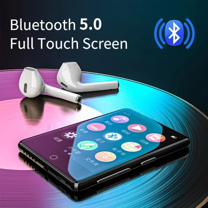 RUIZU M7 Metal Bluetooth 5.0 MP3 Music Player Built-in Speaker 2.8 Inch Full Touch Screen HIFI Walkman With FM/E-book/Pedometer - Image 1