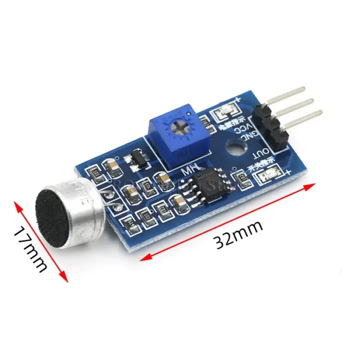 Electret Microphone Amplifier Stable MAX9814 module Auto Gain Control MAX4466 - Image 4
