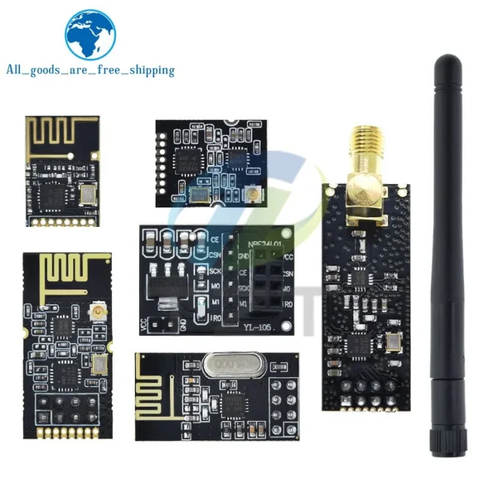 1/3PCS NRF24L01+ 2.4G wireless data transmission module 2.4GHz NRF24L01 upgrade version NRF24L01+PA+LNA 1000 Meters For Arduino - Image 2