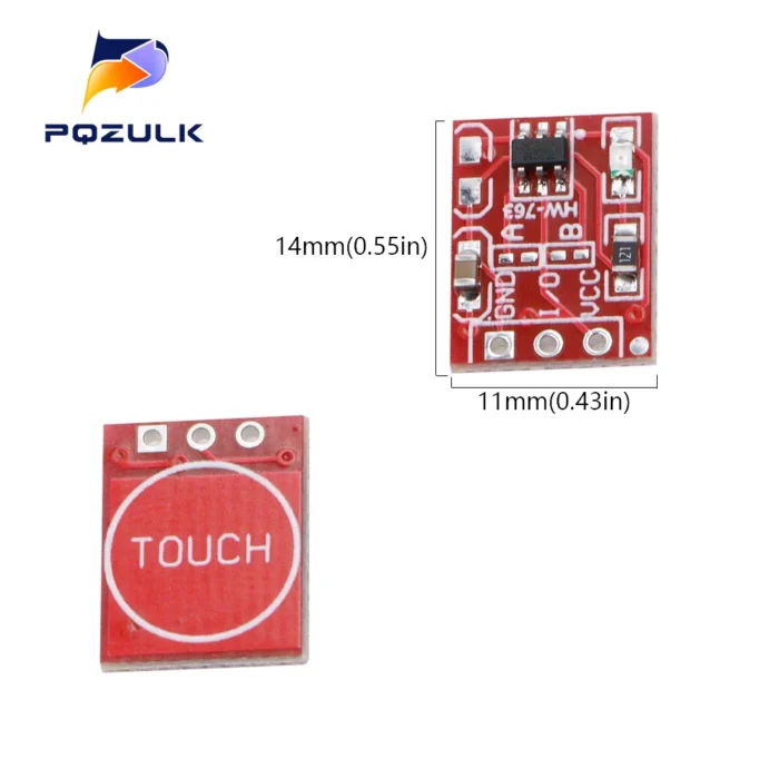 10PCS TTP223 Touch Button Module Self-Locking/No-Locking Capacitive Switch Single Channel Modifies Sensor - Image 6