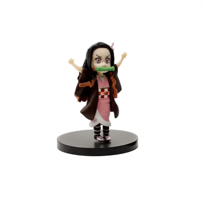 5 Pcs/Set Cute Anime Demon Slayer Kamado Nezuko Action Figures PVC Model Collection Kid Gift Toy - Image 3